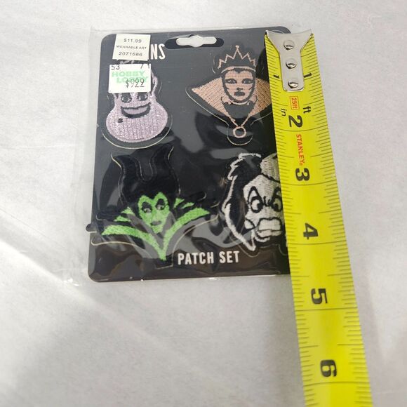 New Disney Villans Iron-On patch set - Picture 3 of 3